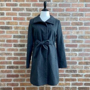Charcoal Gray Peacoat- Medium